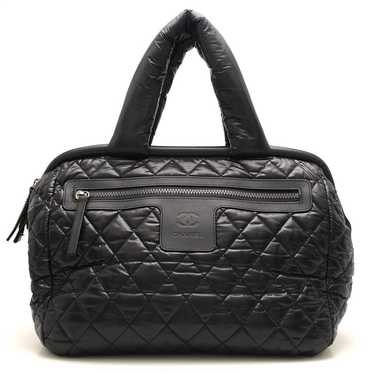 Chanel Chanel Coco Coon Nylon Leather Black