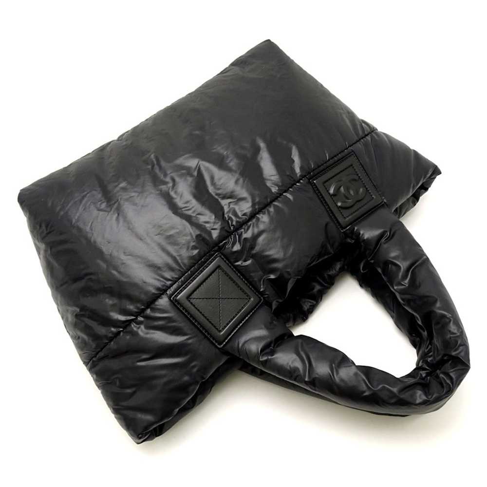 Chanel Chanel Coco Coon Tote Bag Nylon Black - image 4