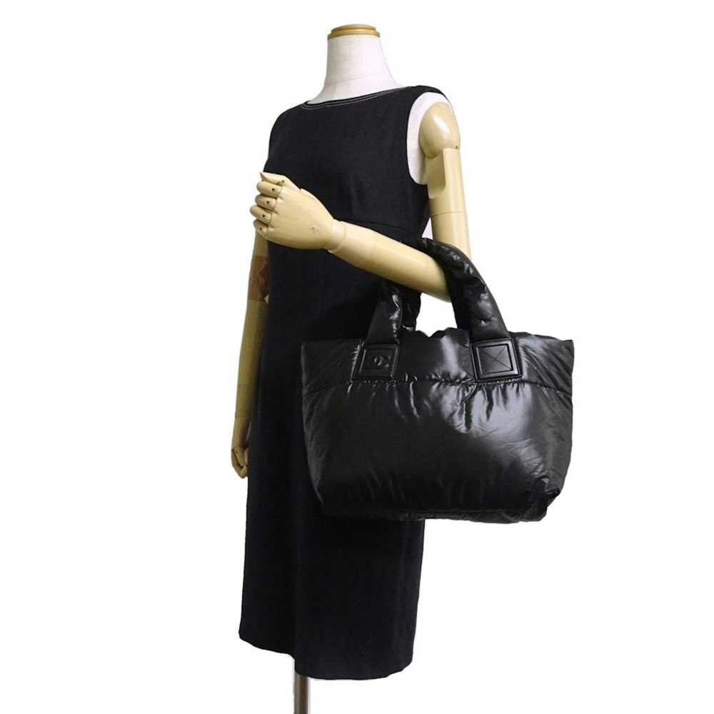 Chanel Chanel Coco Coon Tote Bag Nylon Black - image 7