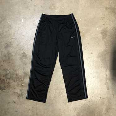 Nike Sweatpants Mens XL Dark Grey Baggy Fit Black Accents Polyester