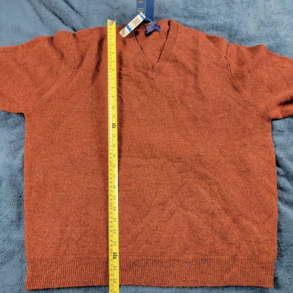 Club Room Club Room Mens XL Orange Pullover Sweat… - image 10