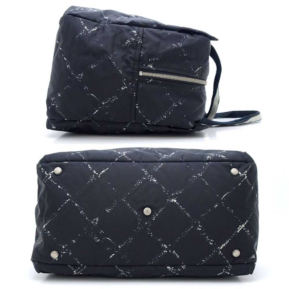 Chanel Chanel Mini Handbag Travel Line Nylon Canv… - image 2