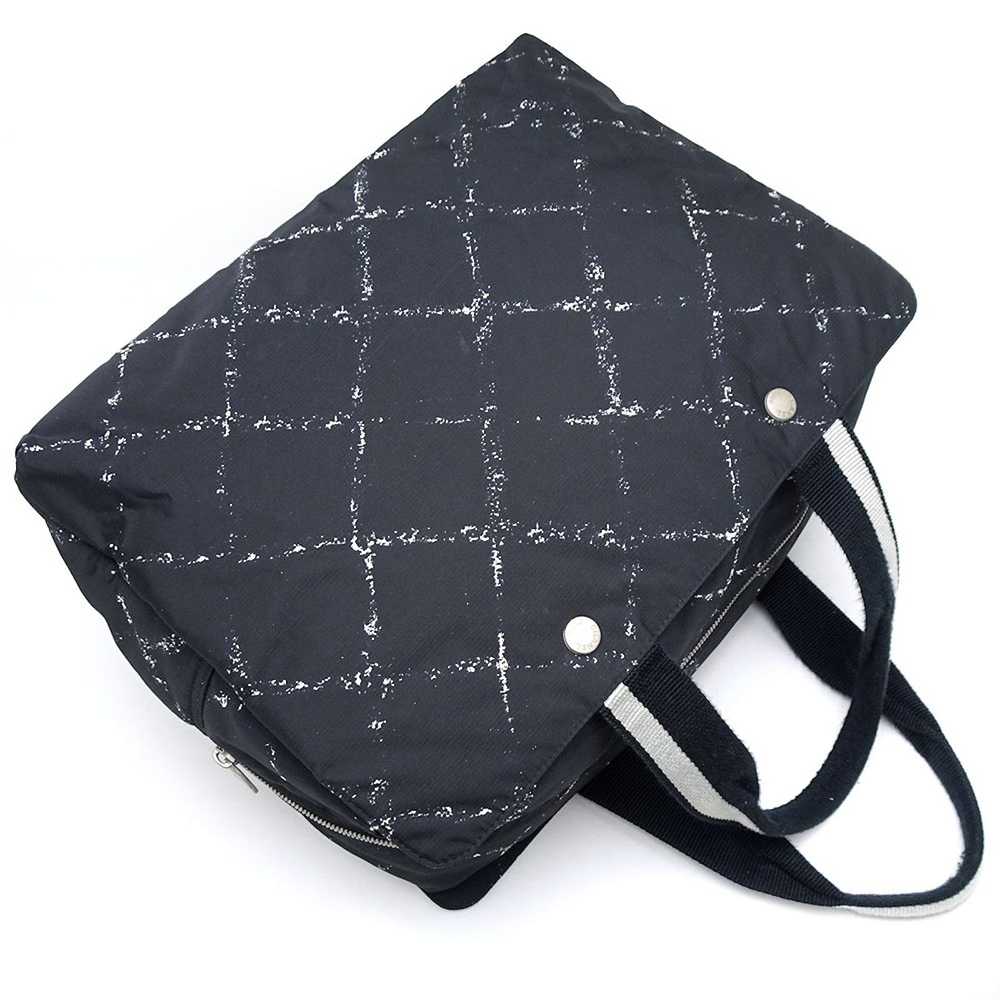 Chanel Chanel Mini Handbag Travel Line Nylon Canv… - image 3