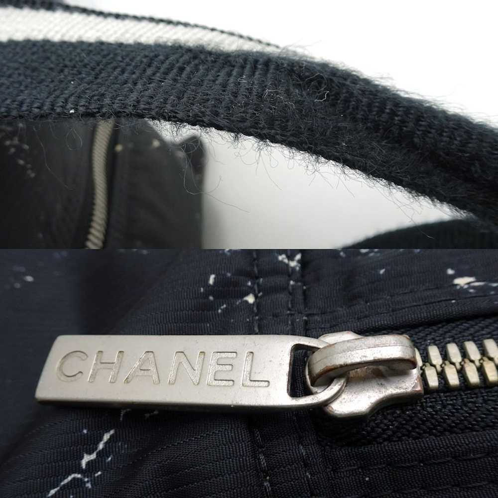 Chanel Chanel Mini Handbag Travel Line Nylon Canv… - image 5