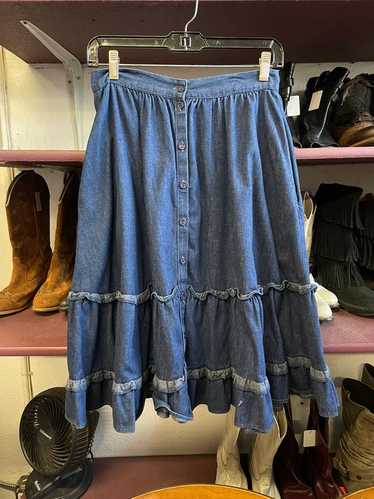 Gunne sax vintage denim skirt - Gem