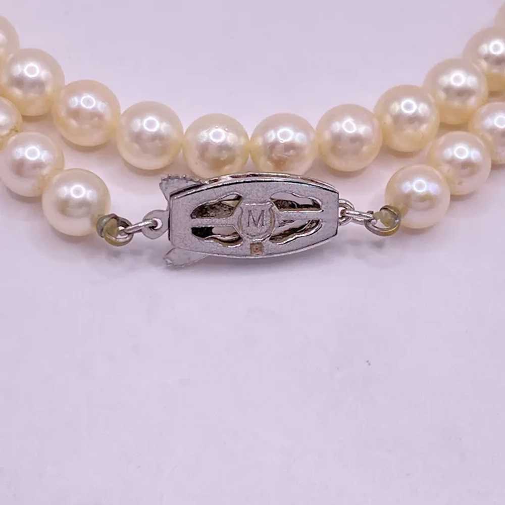 Mikimoto Japan Vintage Cultured Pearl Strand Neck… - image 6