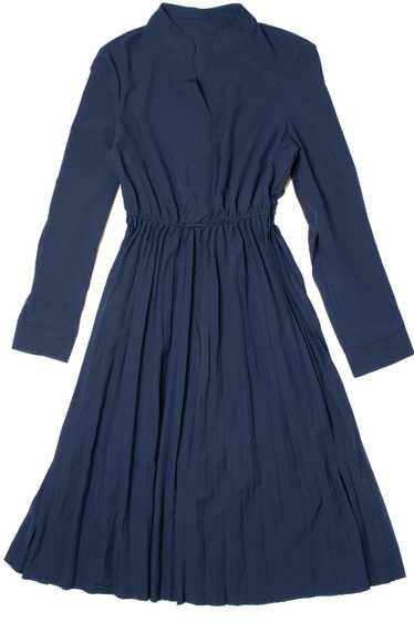 Vintage Navy Cinch Waist Dress