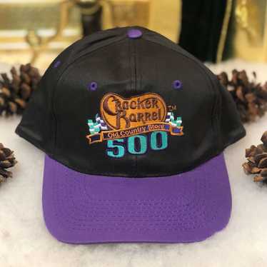 Vintage NASCAR Cracker Barrel 500 Twill Snapback … - image 1