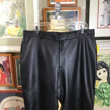 80s vintage leather pants - Gem