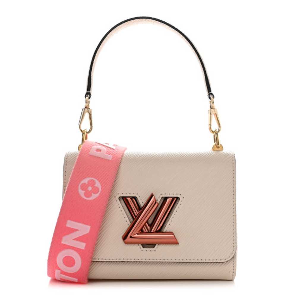 LOUIS VUITTON Epi Twist Shoulder Bag PM Quartz Wh… - image 1