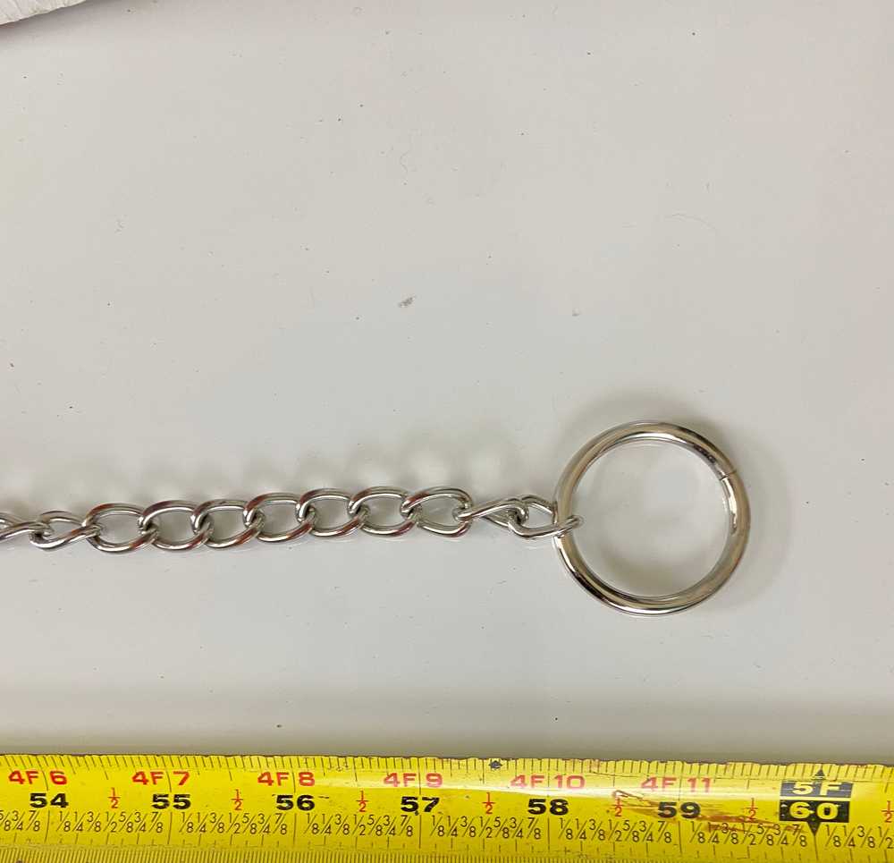 Waist silver chain belt - image 12