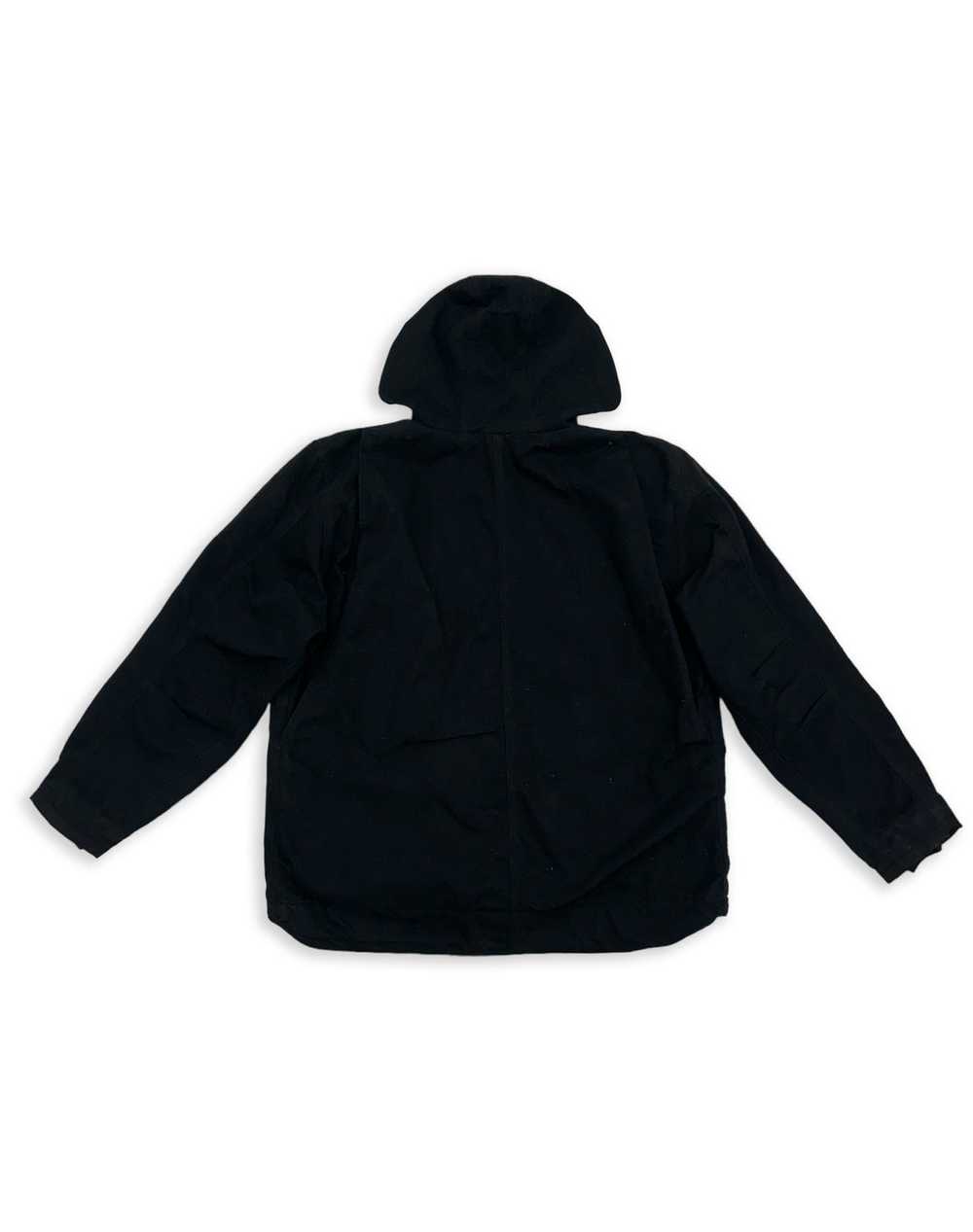 CARHARTT BLACK LOOSE FIT BUTTON JACKET (XL) - image 2