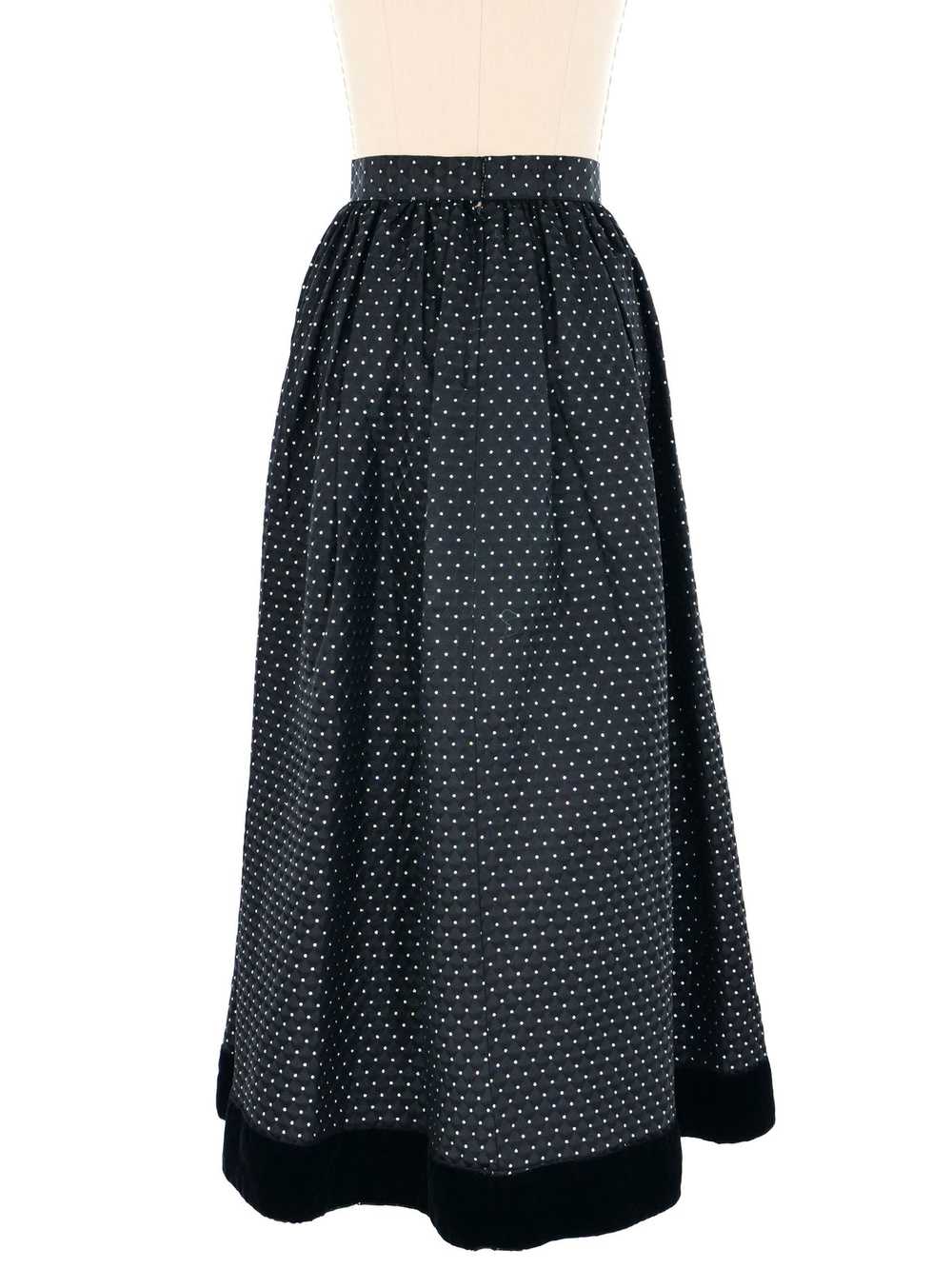 Sparkled Quilted Maxi Skirt - image 4