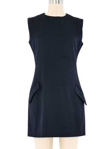 Stephen Sprouse Wool Shift Dress