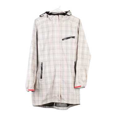 Helly Hansen Checked Coat - Large Cream Nylon - image 1