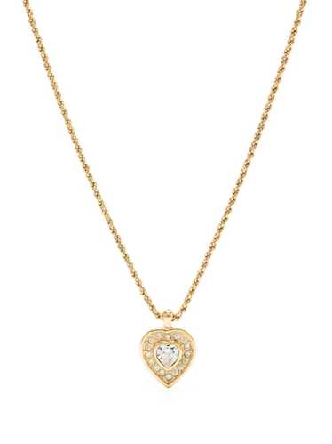 Christian Dior Pre-Owned 2000s heart pendant chai… - image 1