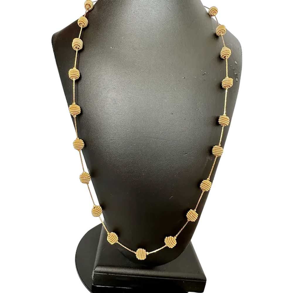 Trifari Gold Tone Necklace - image 1