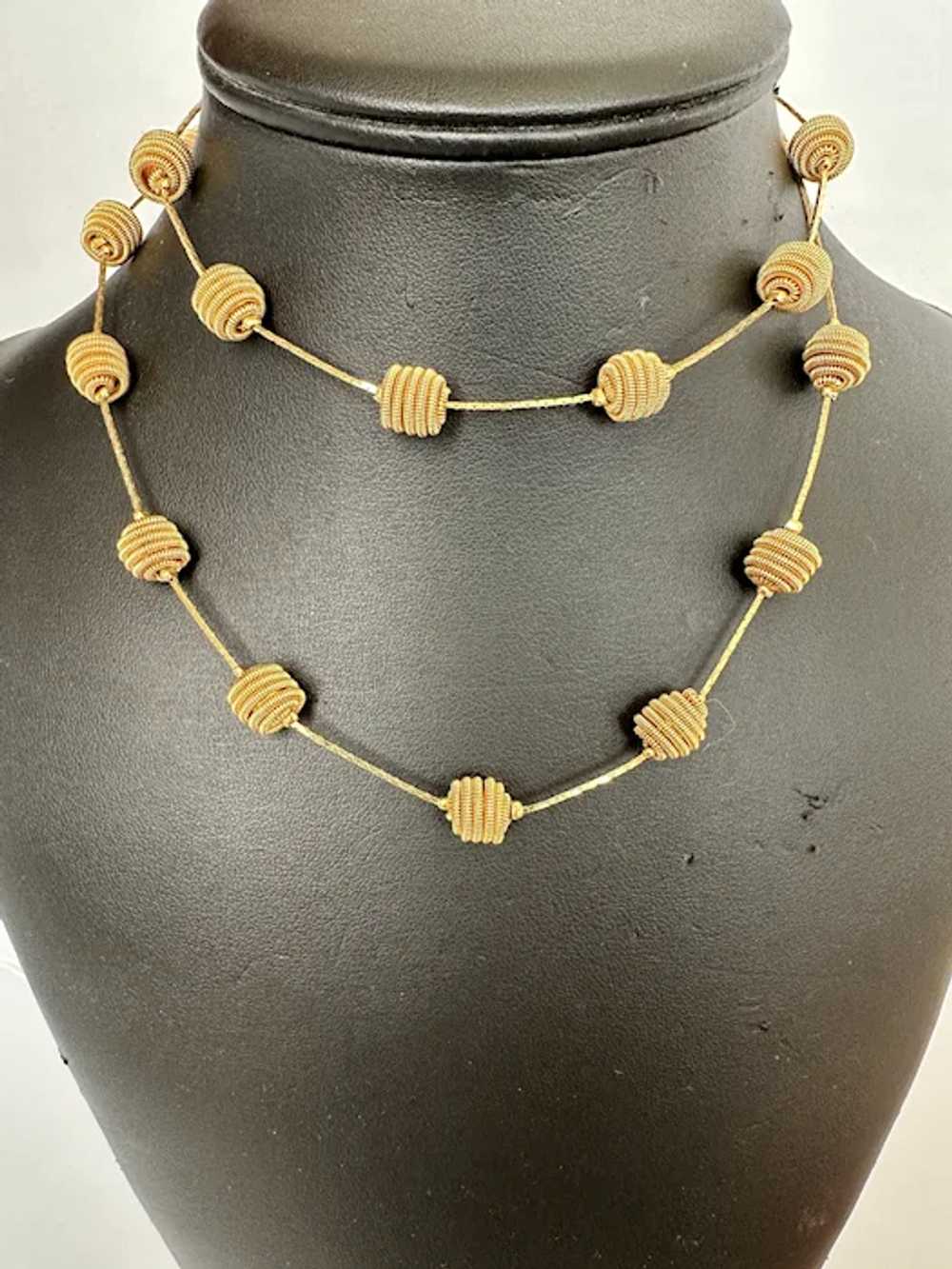 Trifari Gold Tone Necklace - image 2