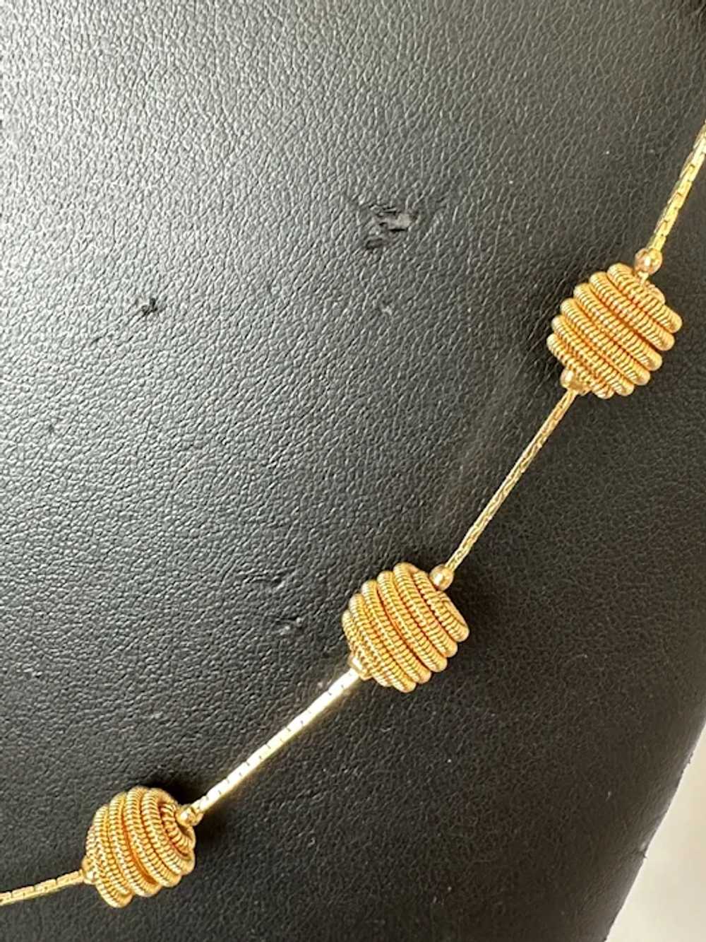 Trifari Gold Tone Necklace - image 3