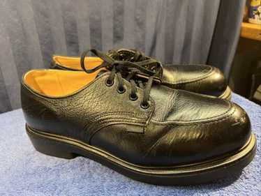 REDWING POSTMAN OXFORD・9D Vintage Red Wings Shoes POSTMAN Oxford Pebbled Black Lace up
