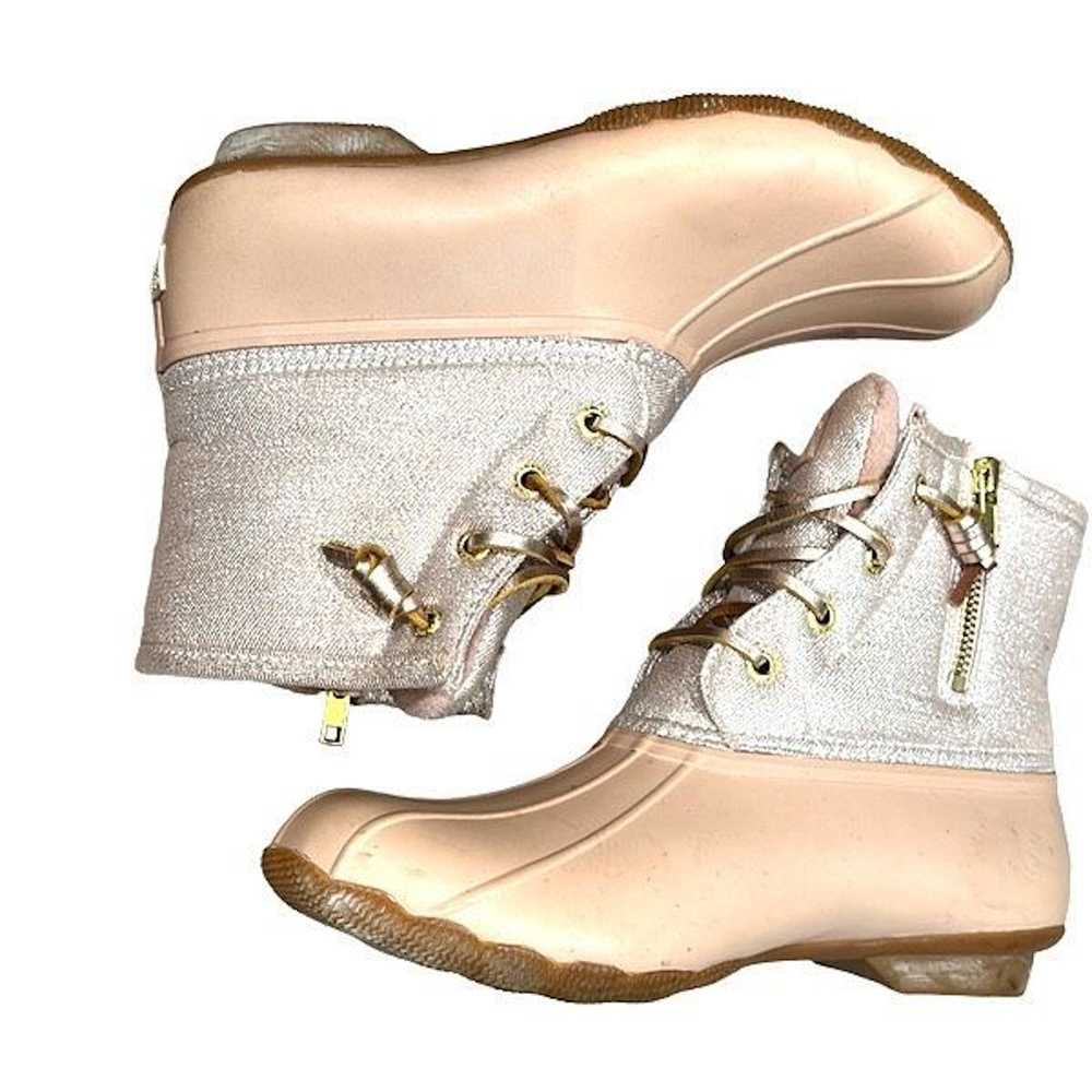 Sperry SPERRY Rose Gold Pink Silver Saltwater Duc… - image 2