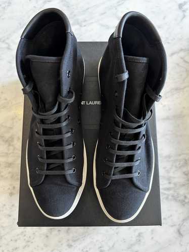 Yves Saint Laurent MALIBU MID-TOP SNEAKERS IN CANV