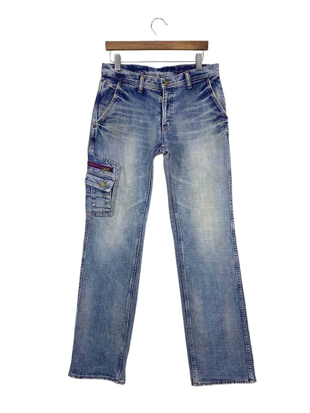 Japanese Brand × Streetwear Cargo Denim Jeans Jap… - image 2