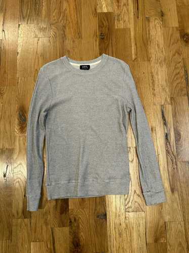 A.P.C. Apc Heather Gray Sweater Size Medium