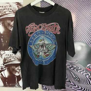 Aerosmith × Band Tees × Brockum Vintage 1989 Aeros