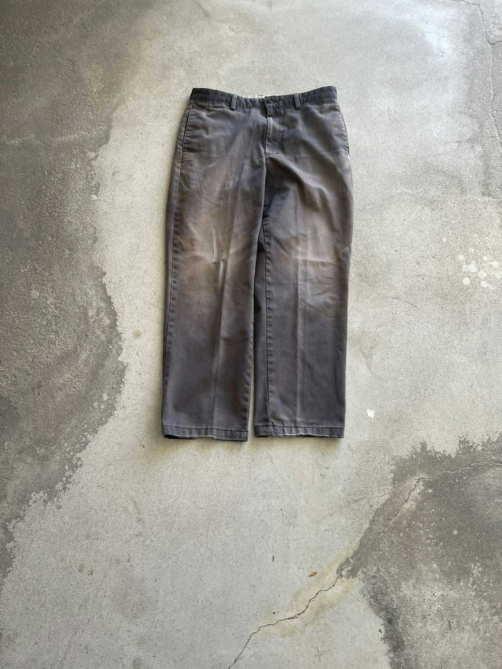 Vintage Vintage Sun Faded Khaki pants (34x29) - image 1