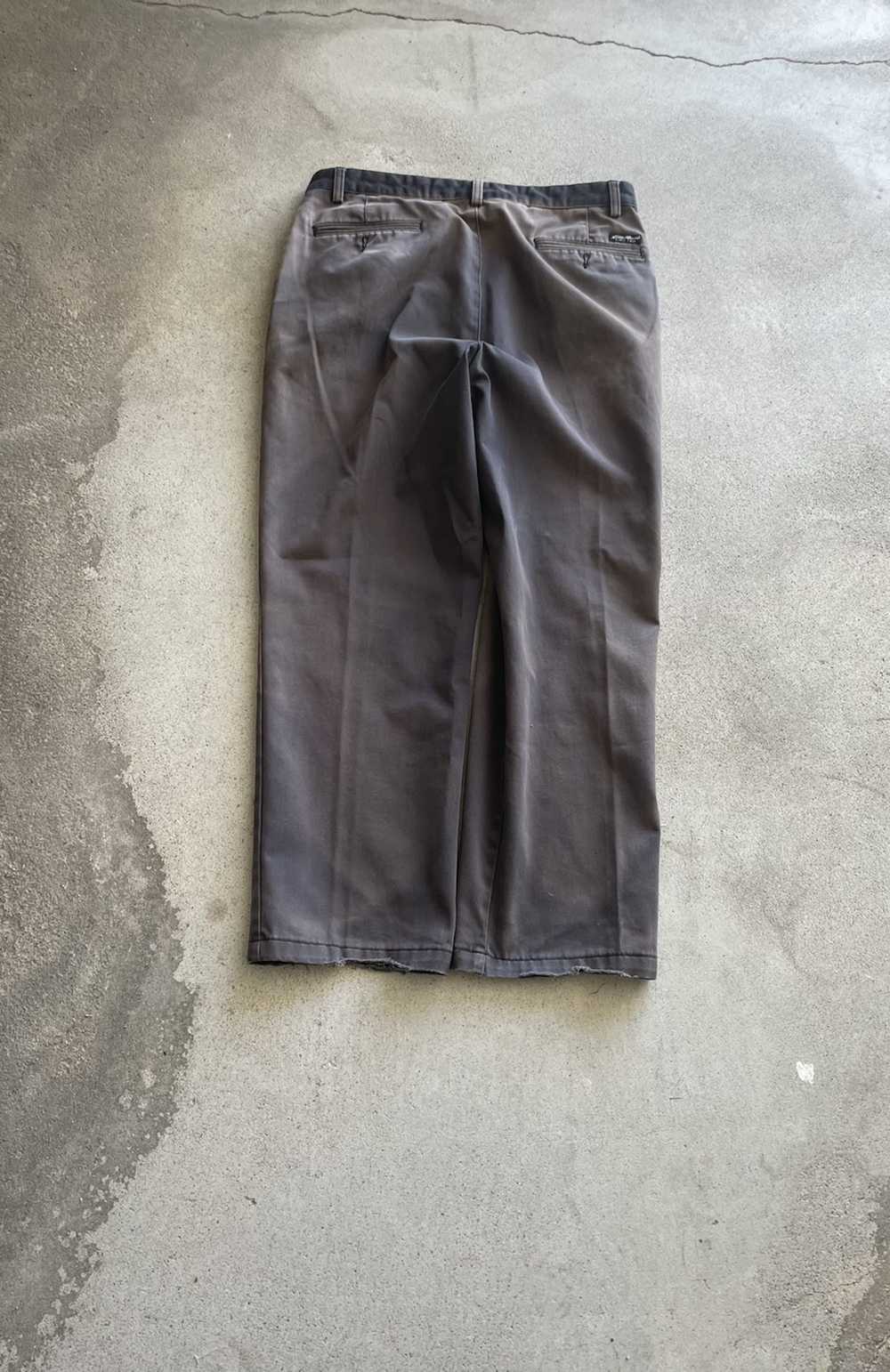 Vintage Vintage Sun Faded Khaki pants (34x29) - image 5