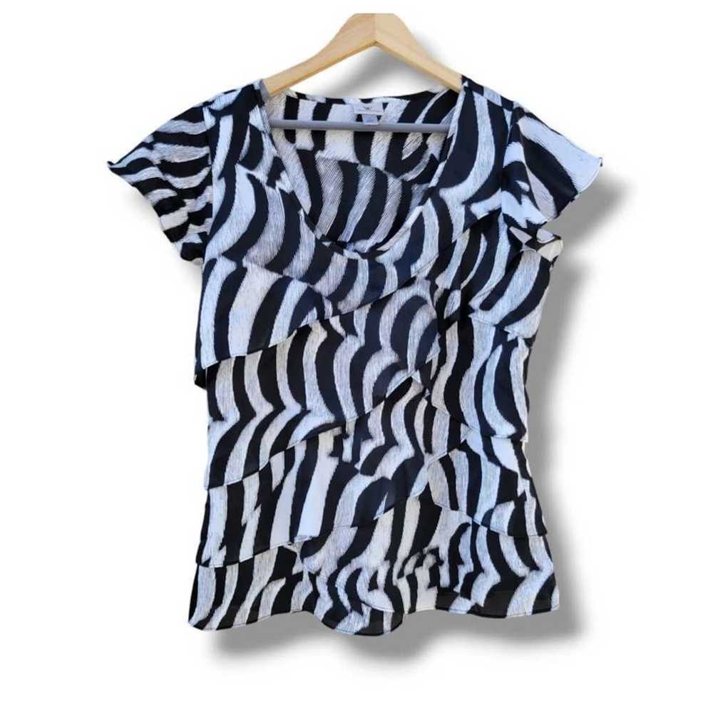 Worthington Worthington JCPenney Women's Zebra Pr… - image 1