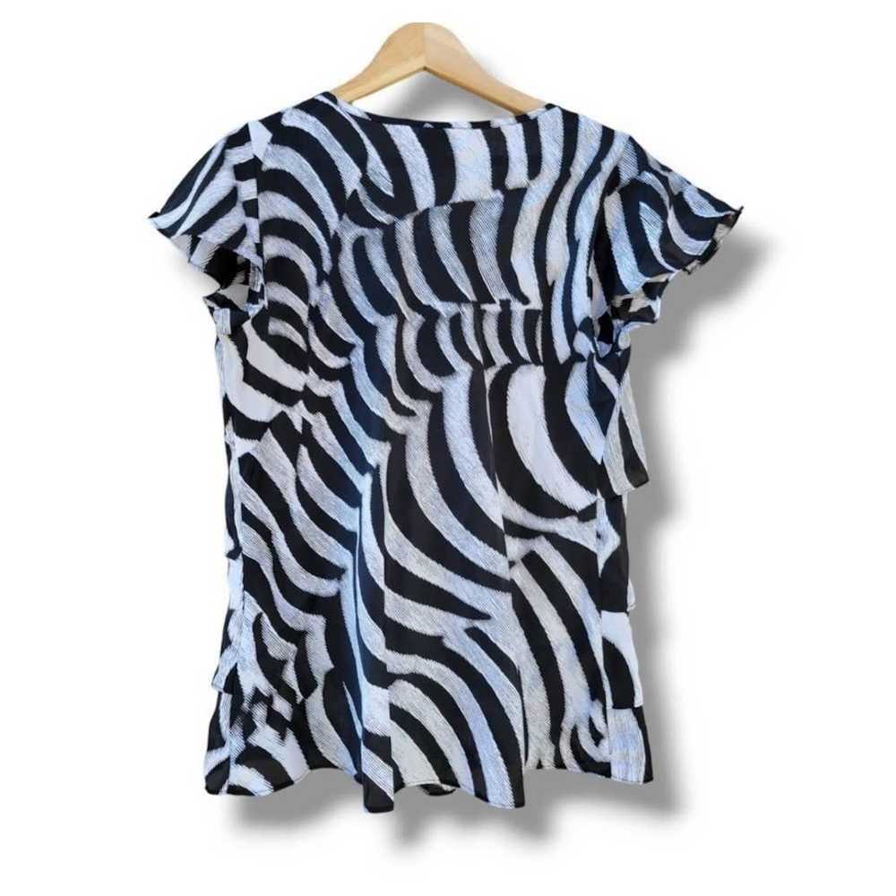 Worthington Worthington JCPenney Women's Zebra Pr… - image 4