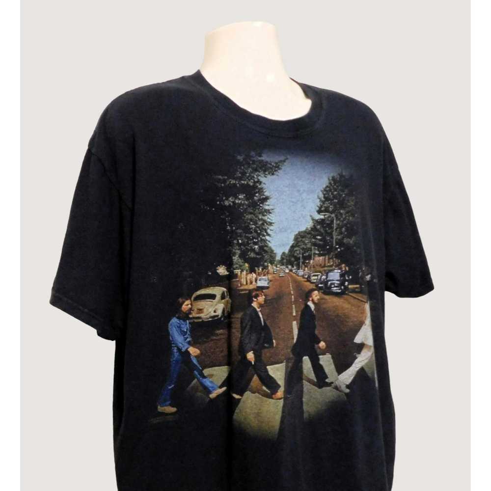 Other Beatles Tee Shirt 2X Black Abbey Road Short… - image 3