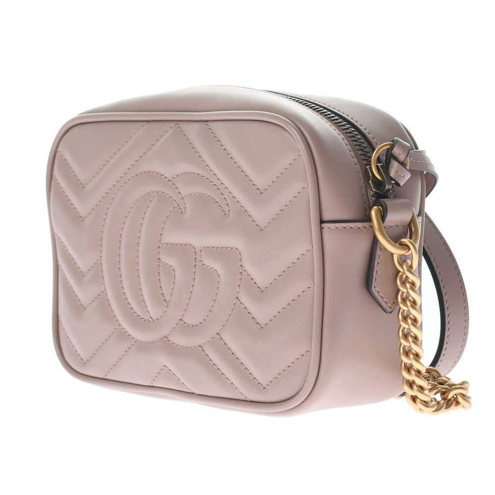 Gucci Gucci GG Marmont Mini Shoulder Bag Beige Go… - image 2