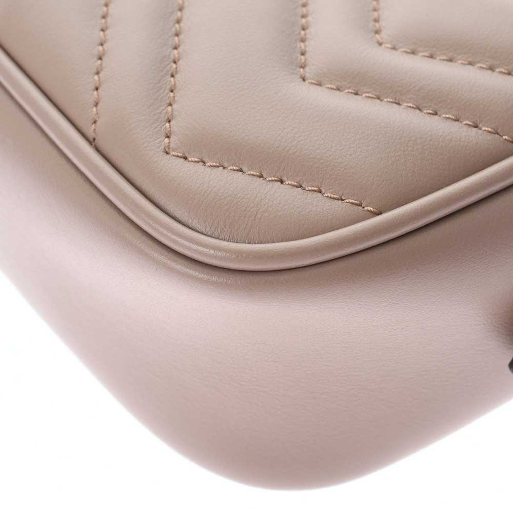 Gucci Gucci GG Marmont Mini Shoulder Bag Beige Go… - image 6