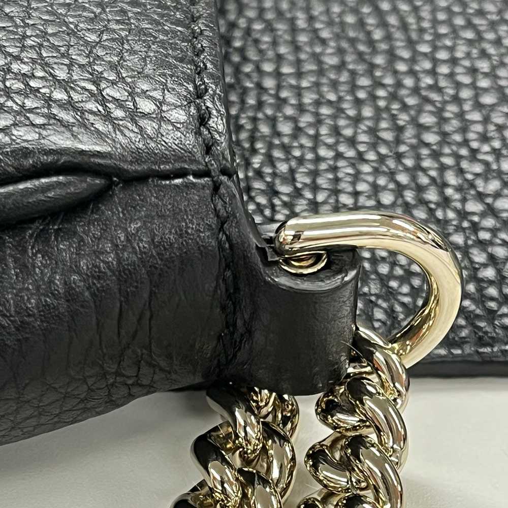 Gucci Gucci Soho Chain Black Leather Shoulder Bag - image 8