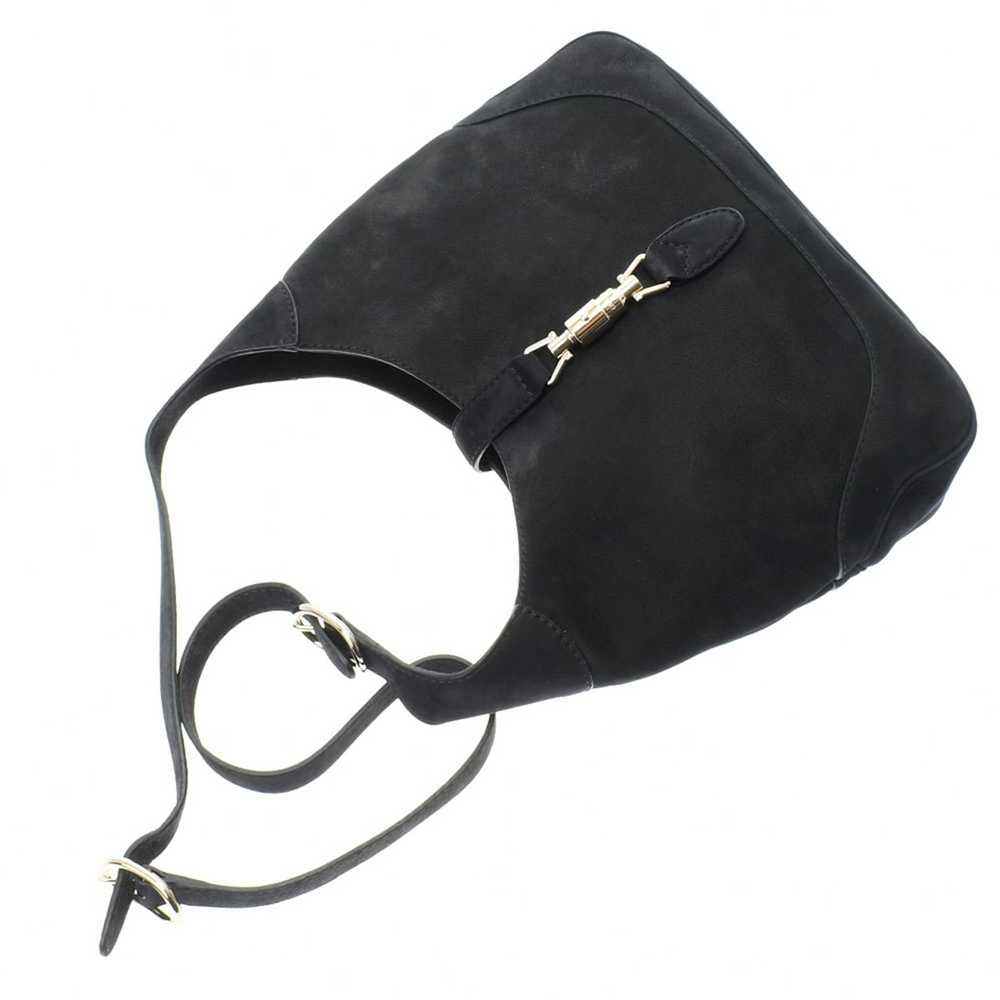 Gucci Gucci Jackie 2way Black Leather Shoulder Bag - image 3