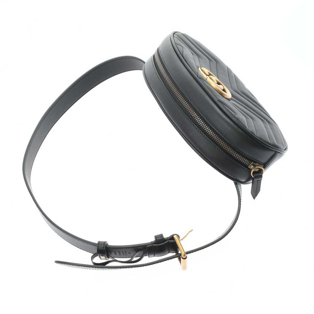 Gucci Gucci GG Marmont Belt Black Gold Hardware L… - image 3