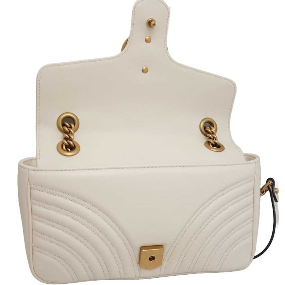 Gucci Gucci Small GG Marmont Shoulder Bag Leather… - image 5