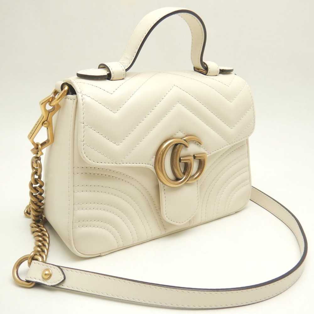 Gucci Gucci Mini Top Handle Handbag GG Marmont 2w… - image 2