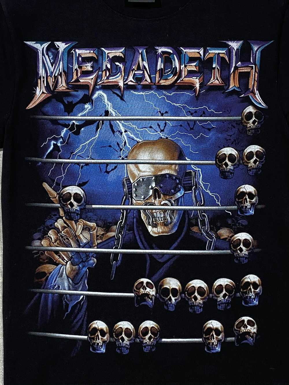 Band Tees × Megadeth × Rock T Shirt Megadeth skul… - image 5