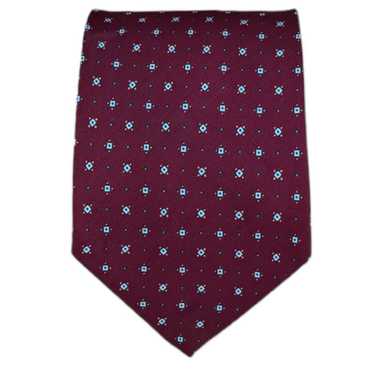 Battistoni BATTISTONI Geometric Silk Tie HANDMADE… - image 1