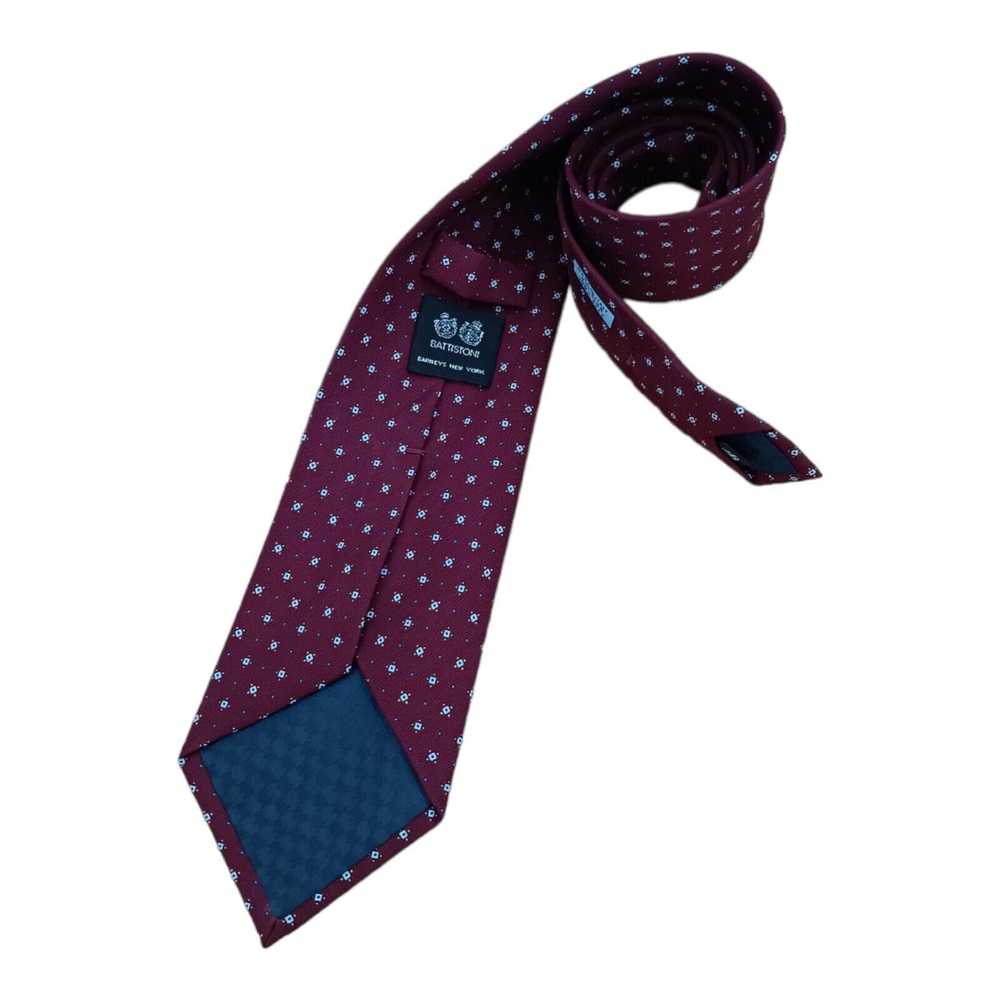 Battistoni BATTISTONI Geometric Silk Tie HANDMADE… - image 5