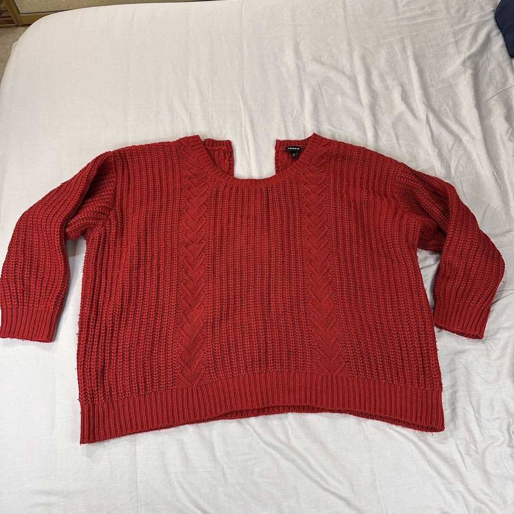 Other Torrid Sweater Women’s Size 3 Red Knit Acry… - image 1