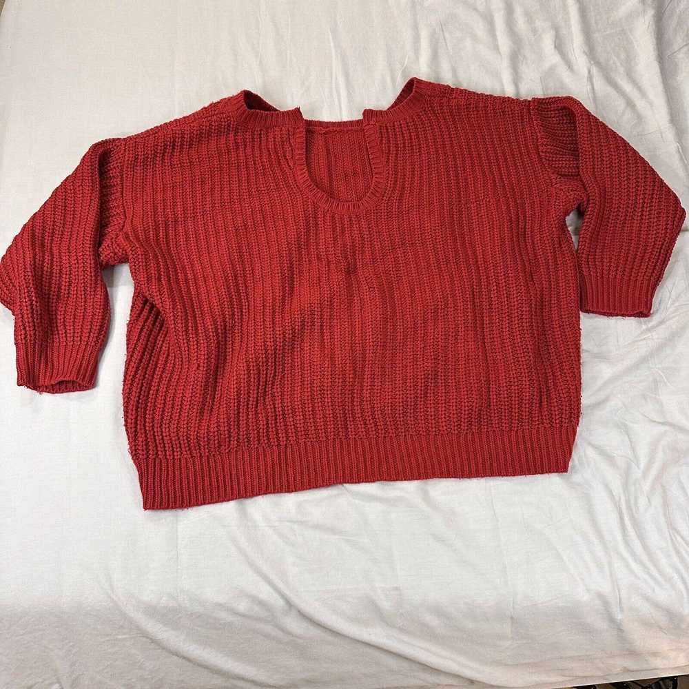 Other Torrid Sweater Women’s Size 3 Red Knit Acry… - image 2