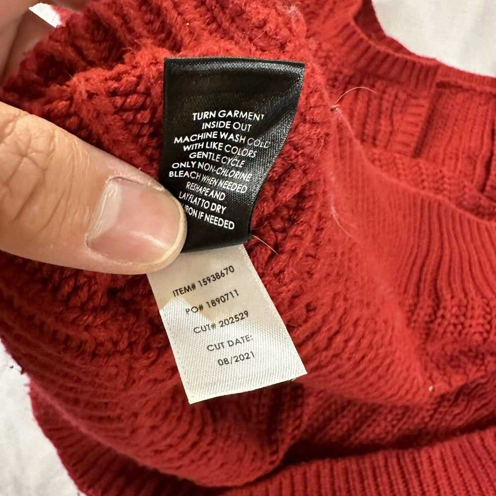 Other Torrid Sweater Women’s Size 3 Red Knit Acry… - image 7