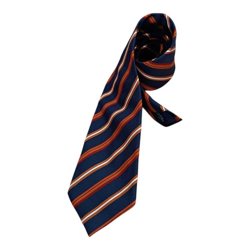 Canali CANALI Striped Silk Tie ITALY 60"/ 3.7" EC - image 3