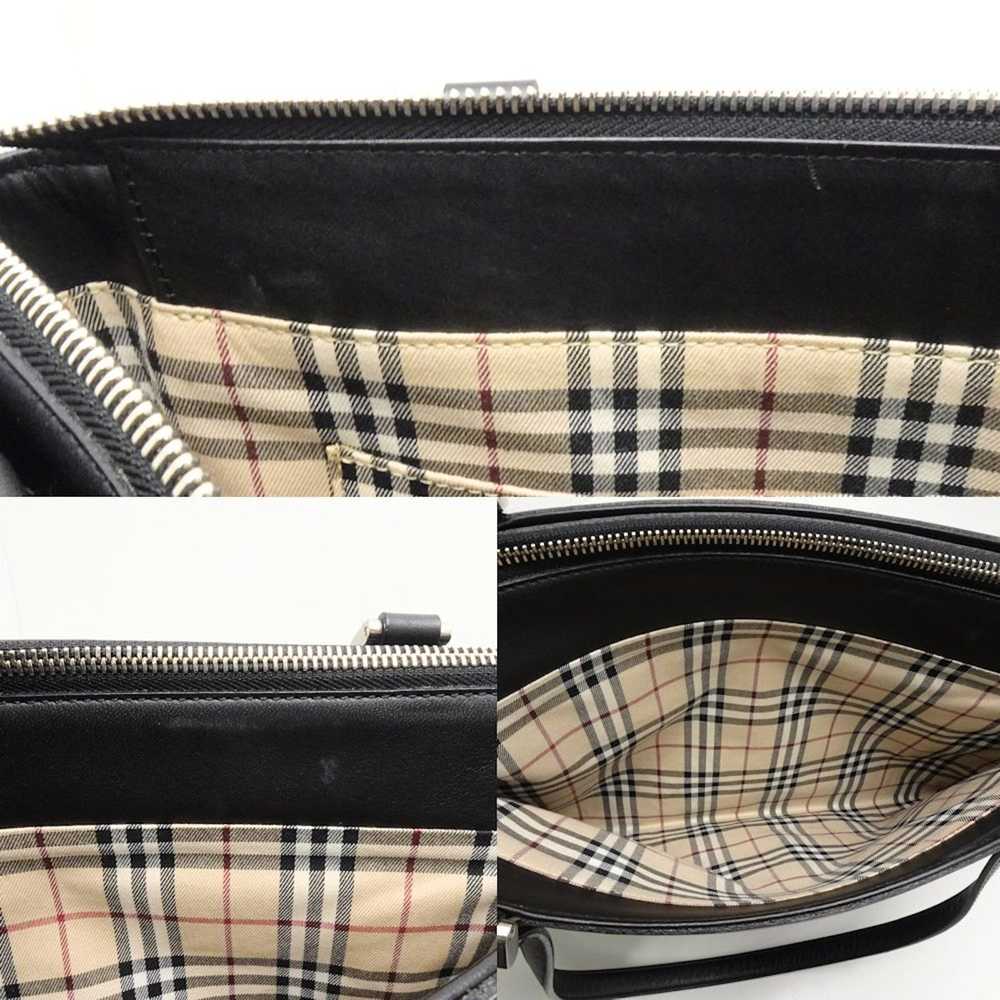 Burberry Burberry Tote Bag Leather Black - image 7