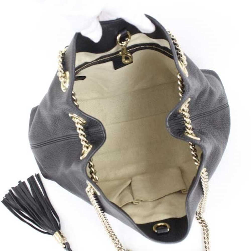 Gucci Gucci Chain Shoulder Bag Interlocking G Bla… - image 3